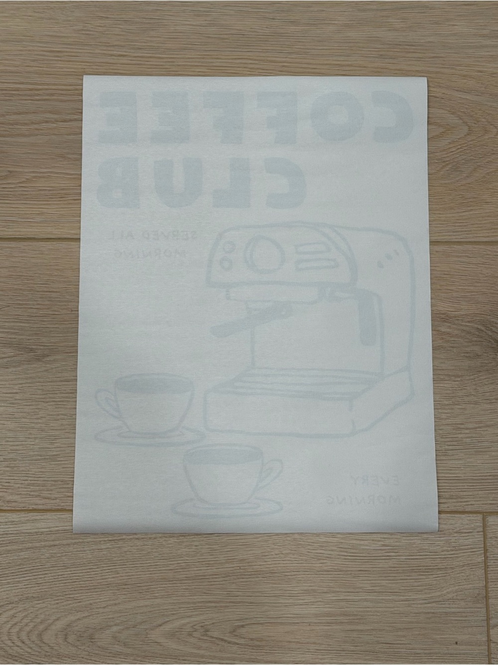 Coffee Club Canvas Art Print Poster - Picture 2 of 2